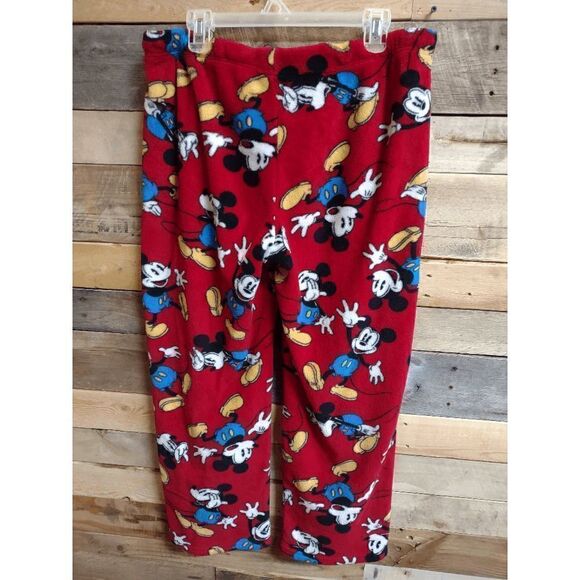 Disney Mickey Mouse Women's Large (12-14) Fleece Lounge Pants 36x28 - Picture 4 of 4
